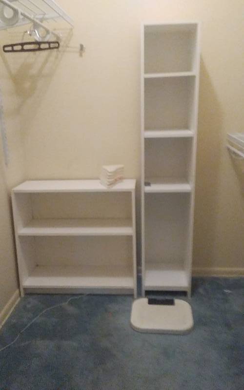 lot 54 image: Wall Shelves, Organizers, Cabinets In Closet