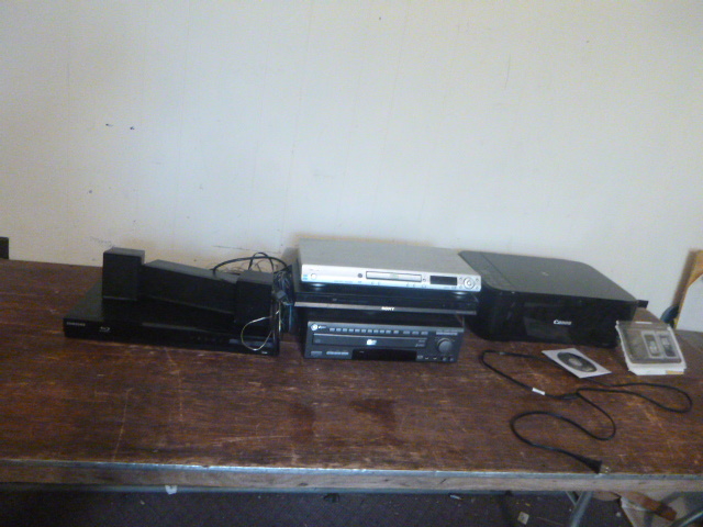 lot 54 image: Cannon PrintCopyScanner, Blu-Ray and DVD Players