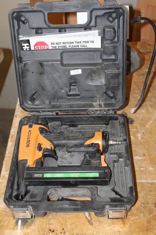lot 131 image: Bostitch SX1838 Nailer w Case