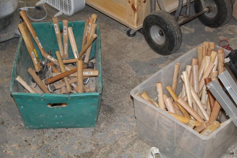 Lot of (10) 7oz. Hammers Bloomington Woodworking Shop 