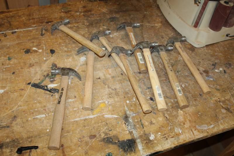 lot 144 image: Lot of (10) 7oz. Hammers