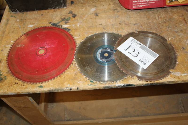 lot 123 image: Lot of (3) Saw Blades