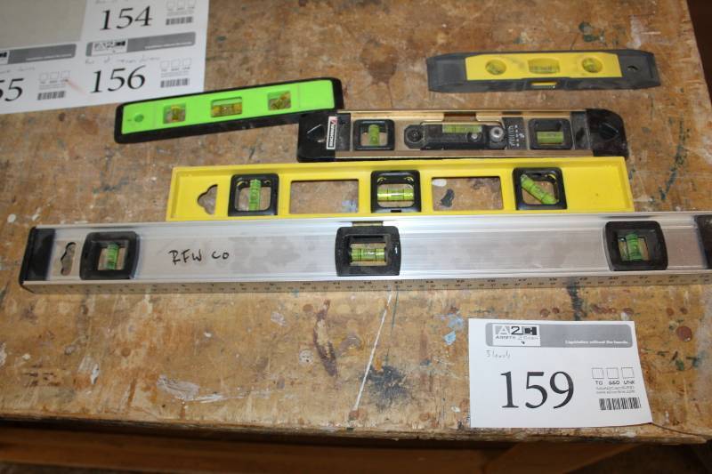 lot 159 image: Lot of (5) Levels