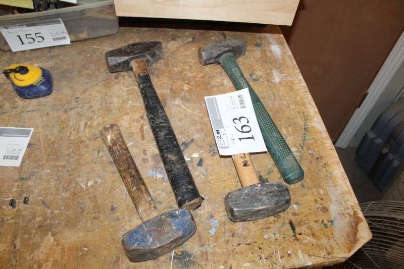 lot 163 image: Lot of (4) Hammers