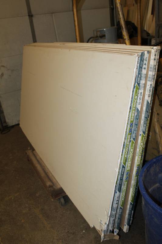 lot 174 image: Lot of (15) 4x8 Sheet Rock Boards