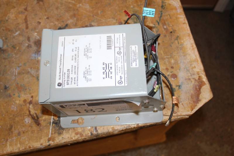lot 182 image: GE Buck Boost Transformer