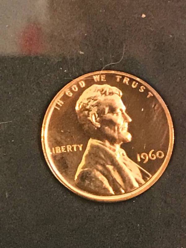 lot 39 image: 1960 Very High Grade Lincoln Penny