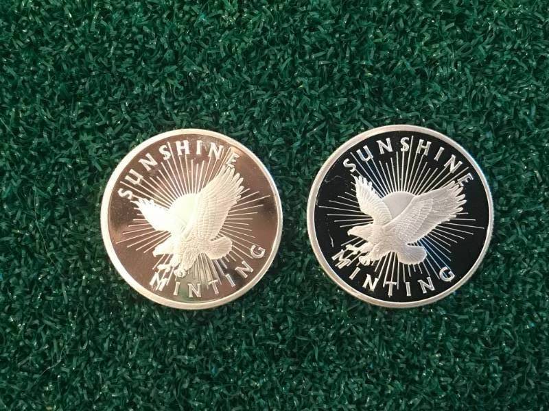 lot 42 image: 2 Ounces of Silver Coins from Sunshine Mint