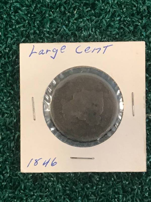 lot 43 image: 1864 Large Cent Coin