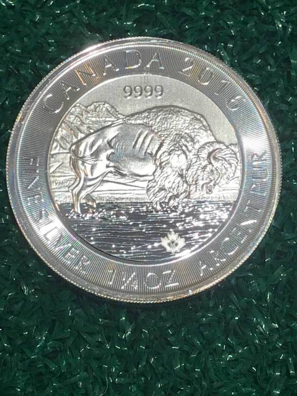 lot 45 image: 1 14 oz Canadian Wildlife Series .9999 Silver Coin
