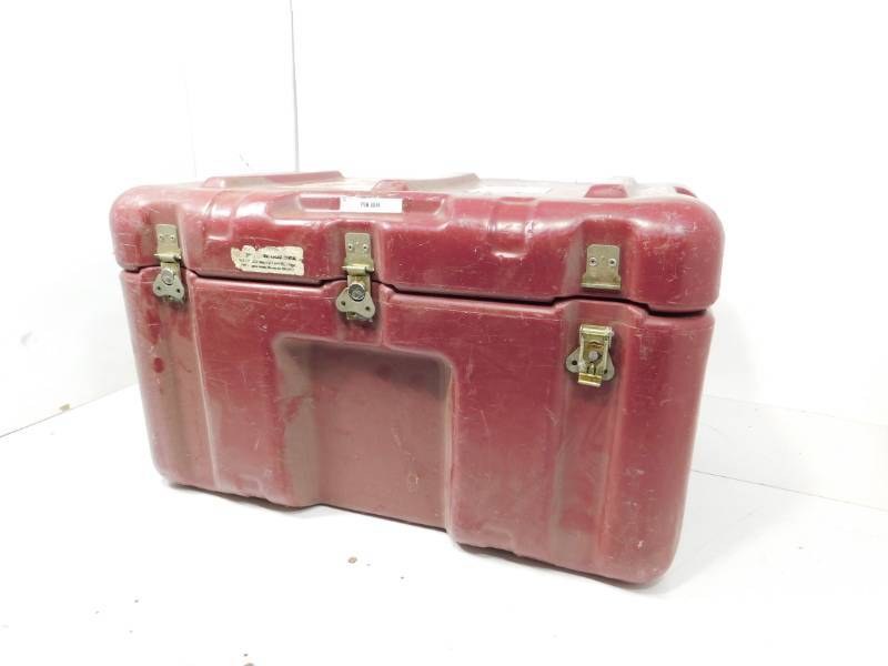 lot 10 image: Burgundy Hardigg Hard Case 