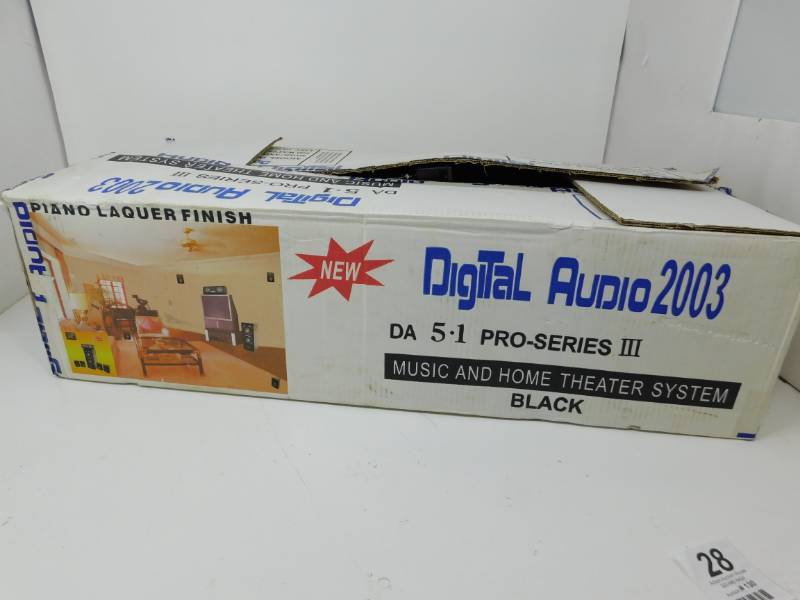 lot 28 image: Digital Audio 2003 --DA 5.1 Pro Series 111 Music & Home Theatre System