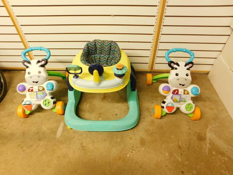 lot 35 image: Three Baby Walker Items