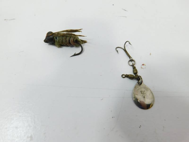 lot 69 image: Two Small Vintage Fishing Lures
