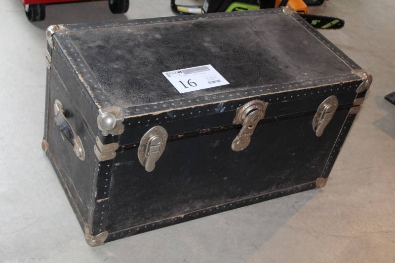 lot 16 image: Chest, Sanding Supplies, Paint Supplies, Toilet Gaskets, And More