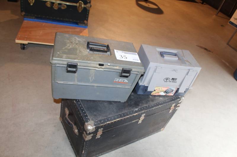lot 35 image: Lot of (2) Tool Boxes