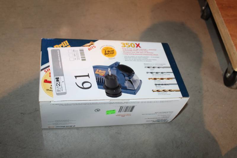lot 61 image: Drill Doctor 350X Drill Bit Sharpener