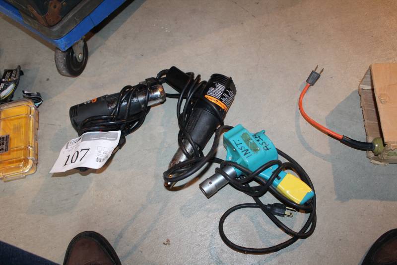 lot 107 image: Lot of (2) Heat Guns