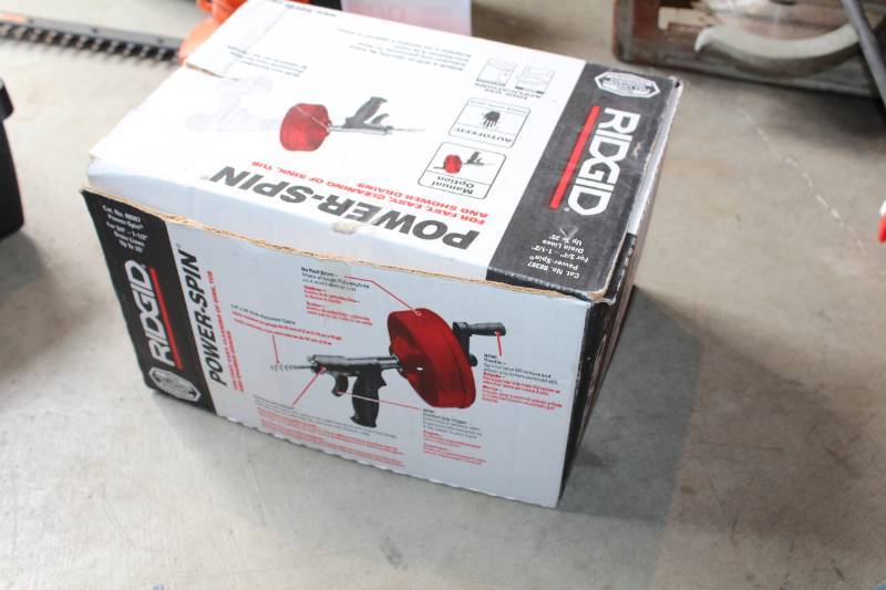 lot 171 image: Ridgid Power Spin Drain Snake