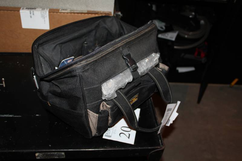 lot 92 image: Custom Leather Craft Case, Tools, Hardware