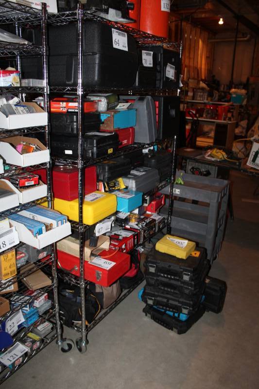 lot 188 image: 6-Shelf Rolling Shelving Unit