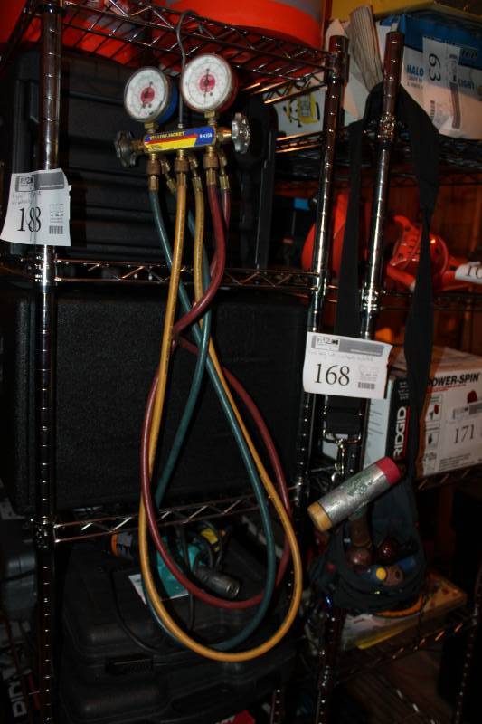 lot 169 image: Ritchie Yellow Jacket Test and Charging Manifold