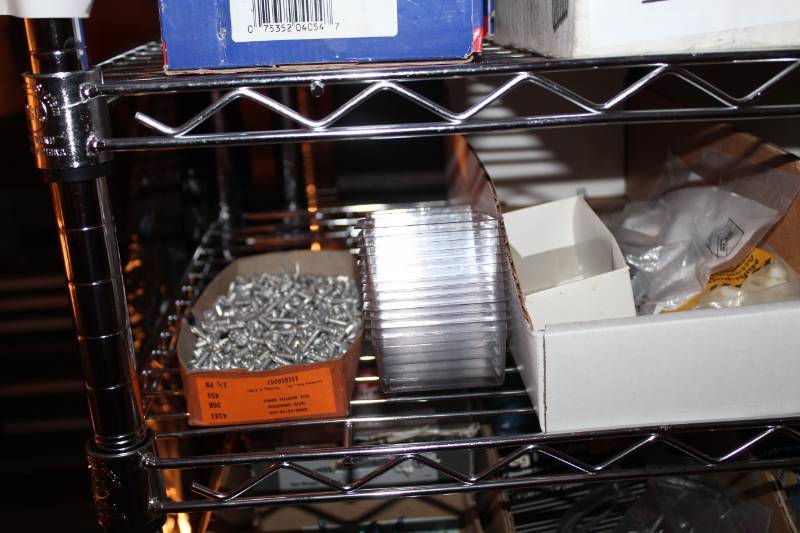 lot 116 image: Misc. Hardware - Screws, Nails, Brackets, And More