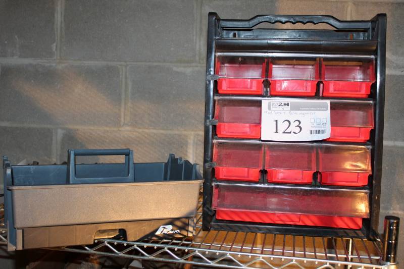 lot 123 image: Tool Box, Parts Organizer
