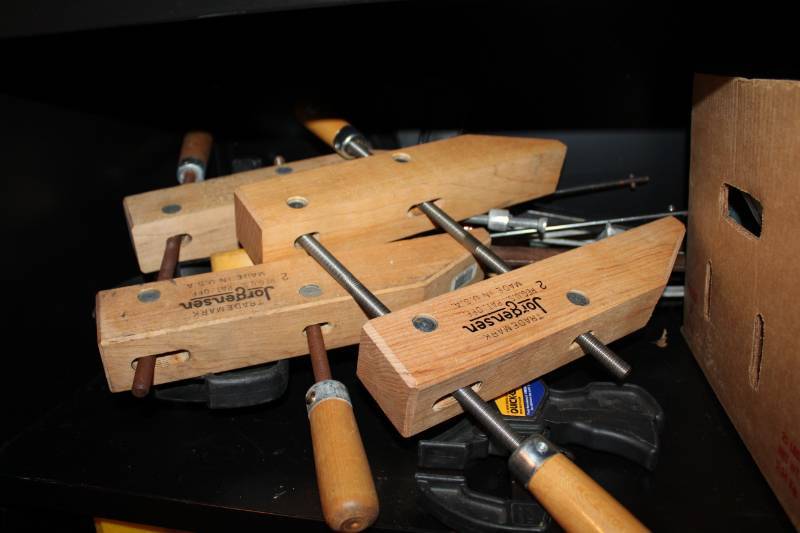 lot 145 image: Clamps - Wood, Nylon