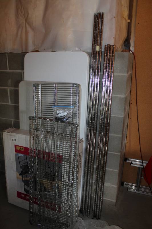 lot 253 image: Storage Rack Components - Uprights, Shelves