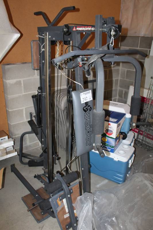 lot 242 image: Powerguide X4MW Dual Stack Exercise Station