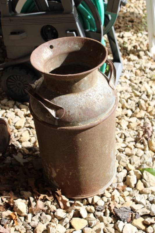 lot 256 image: Metal Milk Jug