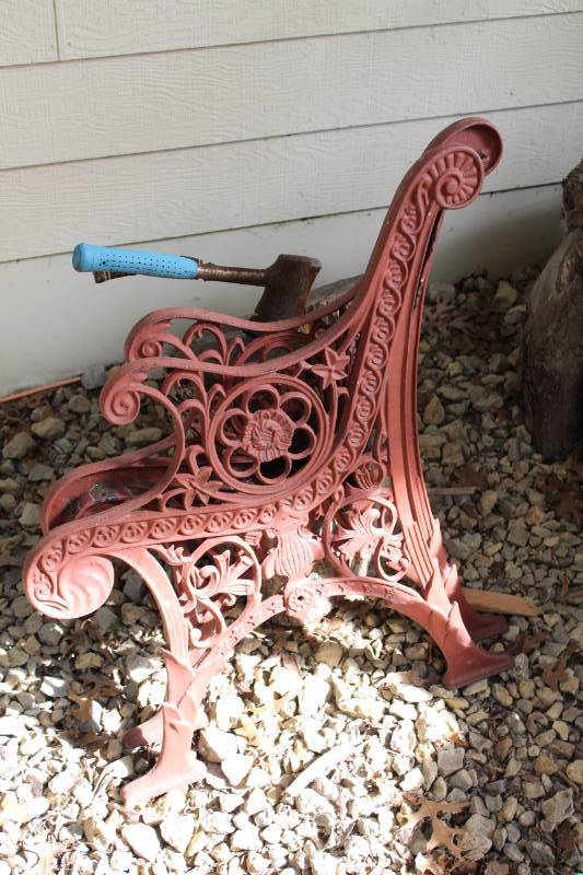 lot 258 image: Lot of (2) Bench SidesFeet