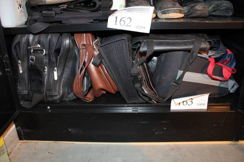 lot 163 image: Briefcases, Tool Bags, File Bags, And More
