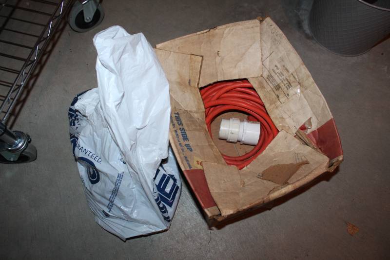 lot 234 image: Casters, Extension Cords