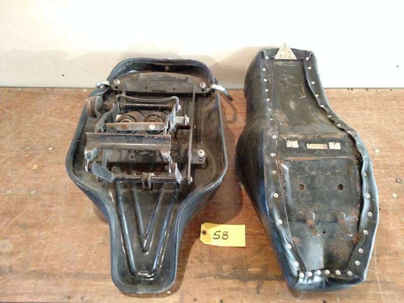 lot 58 image: (2) Harley Davidson Big Twin Seats...