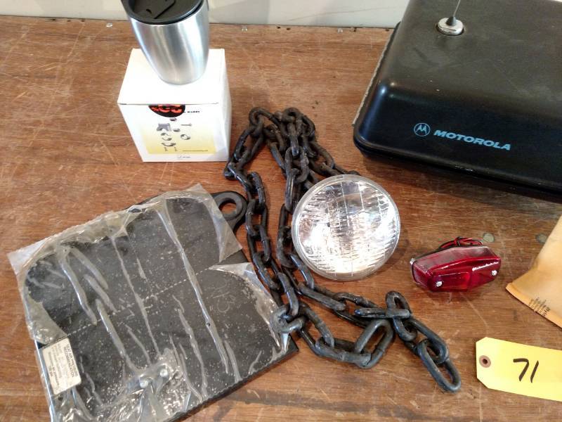 lot 71 image: Harley Davidson Police Radio Box wi...