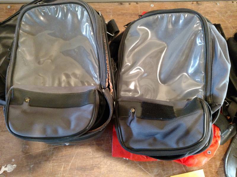 lot 90 image: (1) Vetter & (2) BMW Tank Bags...