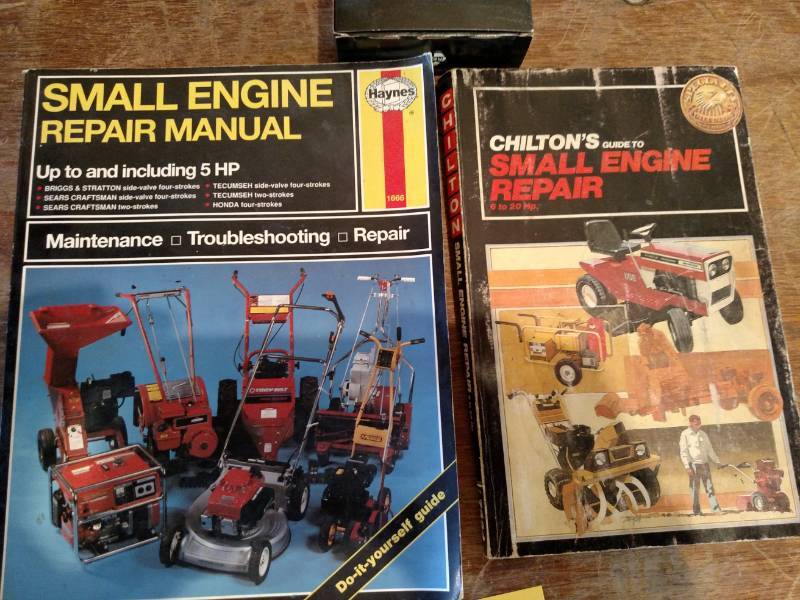 lot 103 image: Small Engine Parts & Manuals...