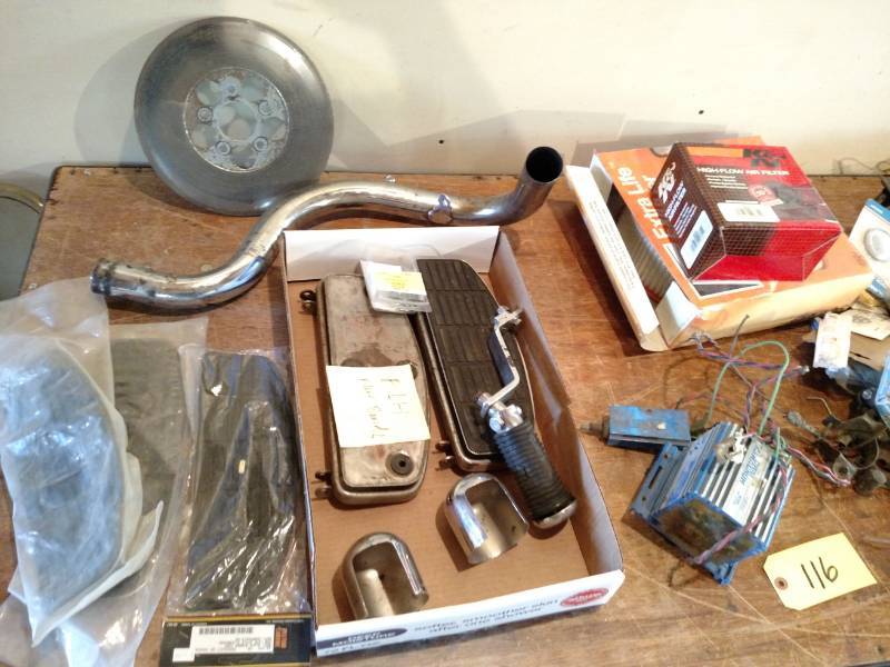 lot 116 image: Asstd Motorcycle & Car Parts...
