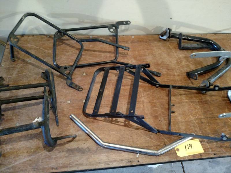 lot 119 image: Asstd BMW Stands, Racks, & Crash B...