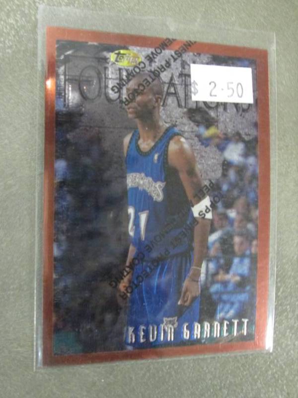 lot 15 image: 20 Kevin Garnett Cards...