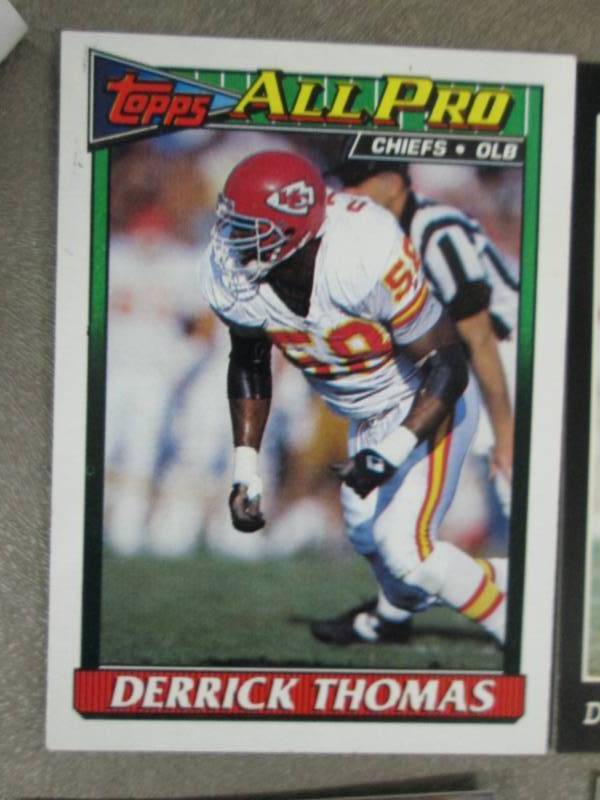 lot 28 image: 100 Derrick Thomas Cards...