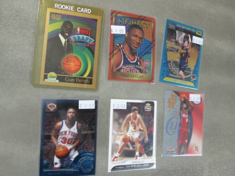 lot 36 image: 20 Baskeball Rookie Cards...
