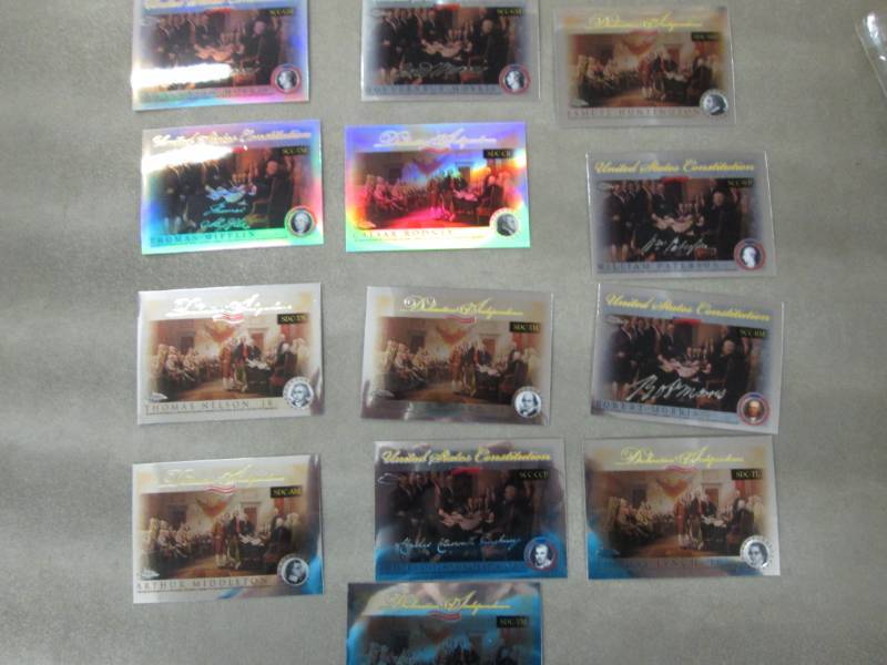 lot 40 image: United States Constitution Cards...