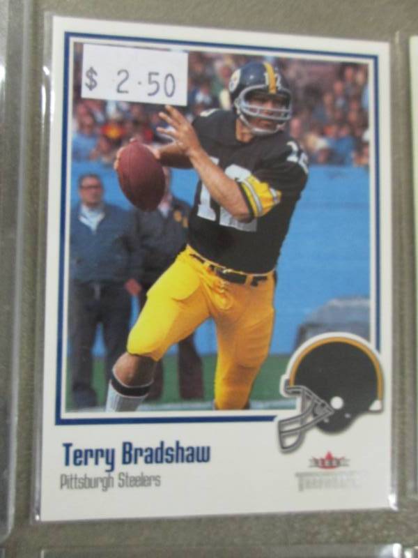 lot 48 image: Terry Bradshaw Cards...