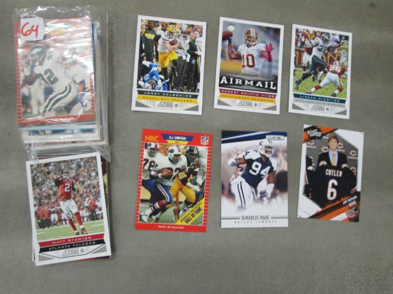 lot 64 image: 50 Football Star Cards...