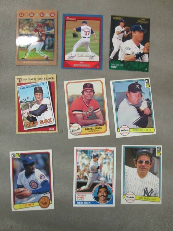 lot 79 image: 50 Baseball Star Cards...