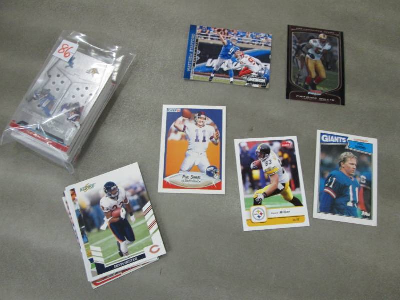lot 86 image: 50 Football Star Cards...