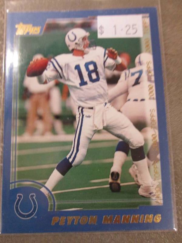 lot 96 image: 20 Peyton Manning Cards...